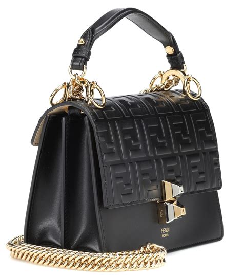 Fendi leather shoulder handbags